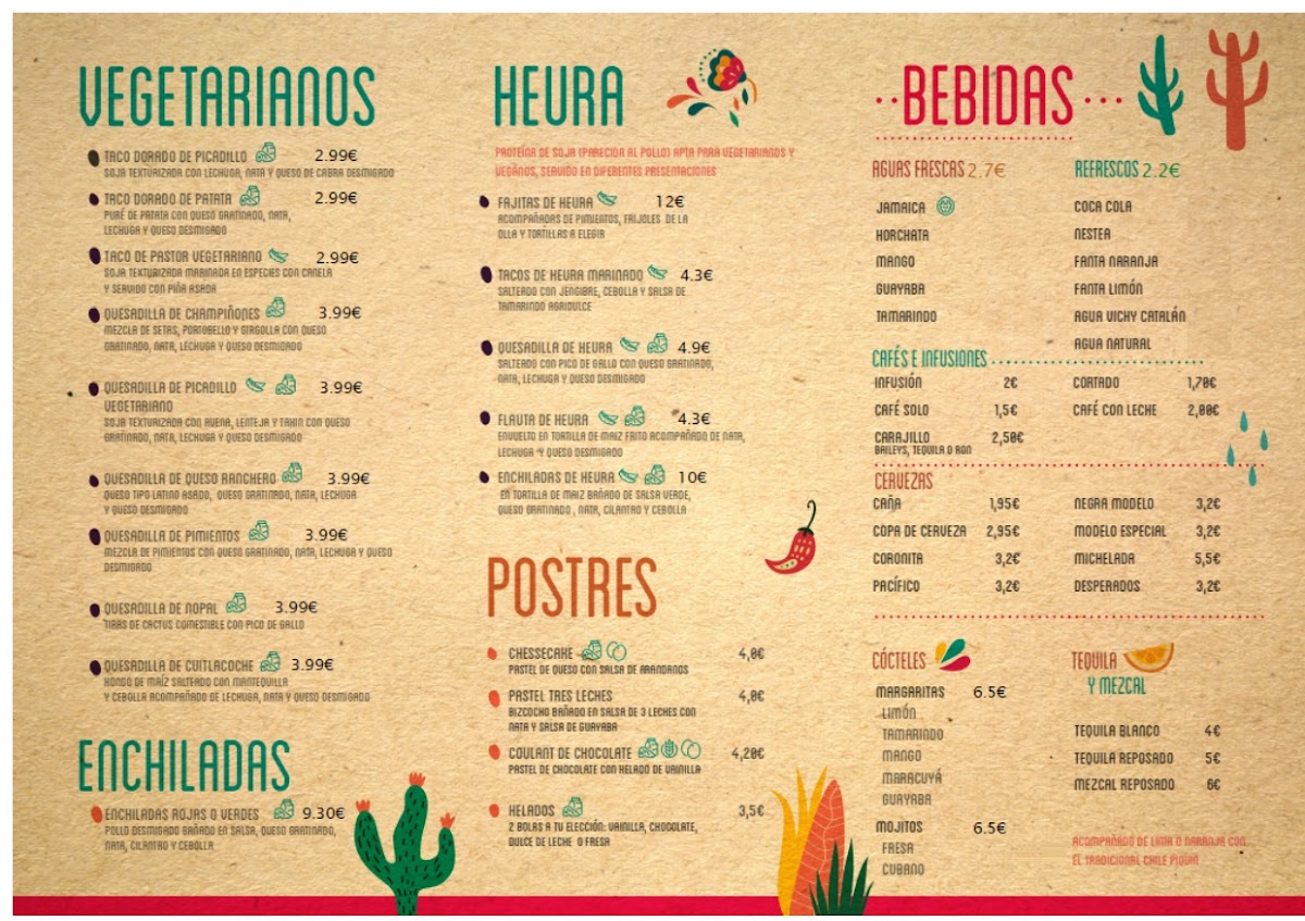 Menu Tacos 99-2
